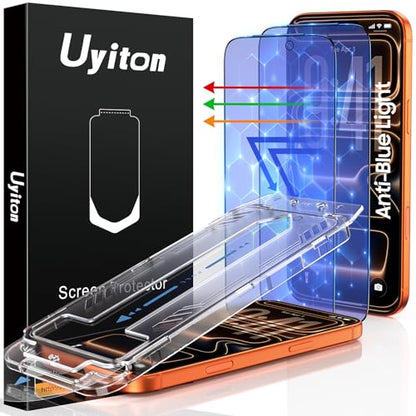 Uyiton for iPhone 17 Pro Max Screen Protector (Anti-Blue Light) - size: iPhone 17 Pro Max - 6.9 inch