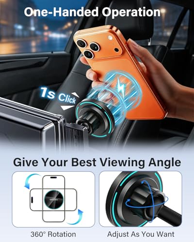 SKYLOTEC Magnetic Charger Phone Mount for 2022-2026 Chevy Silverado 1500 - color: Magnetic Wireless Charger, size: Silverado 2022-2025 (13.4 inch screen)