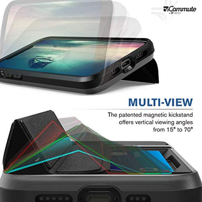 VENA vCommute for iPhone 12 / iPhone 12 Pro Wallet Case, Black - color: Black, size: iPhone 12/ 12 Pro