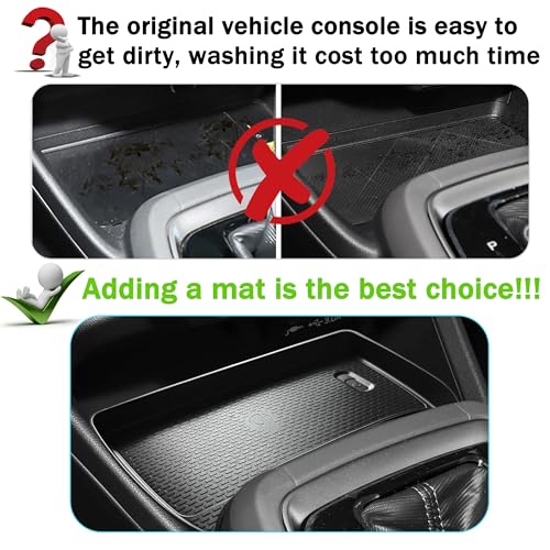 Wireless Charging Protective Mat for Subaru Crosstrek/Impreza 2026 2025 2024 Accessories Center Console Wireless Charger Anti-Slip Cover Pad Heat Insulation Silicone Waterproof Easy to Clean Black - size: for Subaru Crosstrek/Impreza 2024 2025