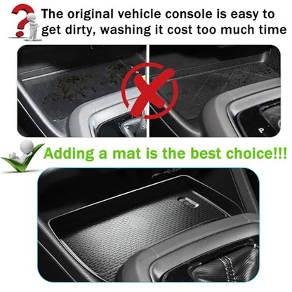 Wireless Charging Protective Mat for Subaru Crosstrek/Impreza 2026 2025 2024 Accessories Center Console Wireless Charger Anti-Slip Cover Pad Heat Insulation Silicone Waterproof Easy to Clean Black - size: for Subaru Crosstrek/Impreza 2024 2025