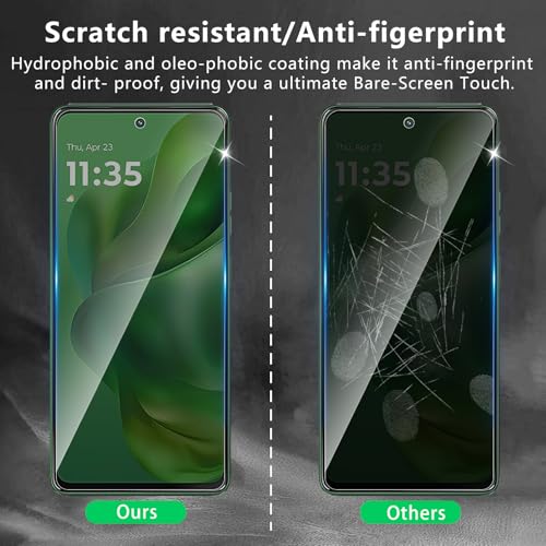 3 Pack Privacy Screen Protector Designed for Motorola Moto G Power 5G 2025,Full Coverage Anti-Spy Tempered Glass Film,9H Hardness,Anti-Fingerprint,Bubble Free,Easy to Install - size: Moto G Power 5G 2025 FK3