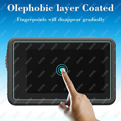 ULBTER Screen Protector for DJI OSMO Action 3 + Lens cap Cover [2+6 Pieces] - size: Action 3