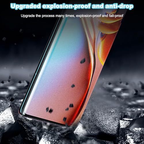 Hydrogel Film Screen Protector for Motorola Edge 50 Ultra -3 Pieces Transparent Soft TPU Protective Film (Anti fingerprint) [Clear HD] [High Sensitivity] [Curved full screen]Gift of auxiliary locator