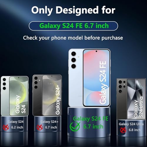 Wireless Charging Case for Galaxy S24 FE, Upgraded 12000mAh Rechargeable Portable Charging Case Compatible with Galaxy S24 FE (6.7 inch) with Carplay Extended Battery Pack Charger Case (Black) - size: Galaxy S24 FE