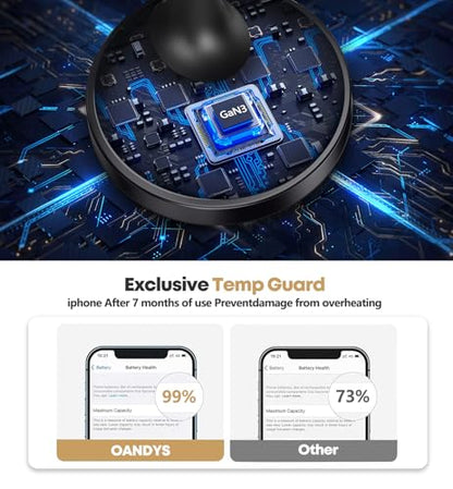2 Pack Magnetic Wireless Charger iPhone, 15W Fast Mag-Safe Charger Stand for iPhone 17/17 Air/17 Pro/17 Pro Max 16/15/14/13/12 Series Magnet Wireless Charging Station/Pad for AirPods- Gifts Ideas - color: 2Pack Black