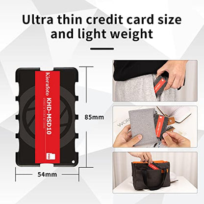 10 Slots Slim Credit Card Size TF Micro SD Card Case Holder - color: For 10 Micro SD