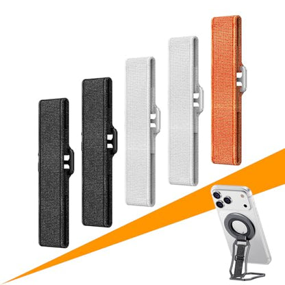 Oerwin for Phone Grip Elastic Finger Replace Strap, 5 PCS, 3 Colors