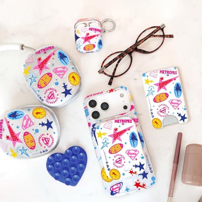 Velvet Caviar Suction Cup Phone Case Mount Compatible with MagSafe Devices Only - Magnetic Silicone Sticky Phone Grip Holder for iPhone Back of Phone - Mirror Gripper (Cobalt Blue Heart) - color: Cobalt Blue Heart