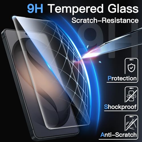 JETech Screen Protector for Samsung Galaxy S26 Plus, 3-Pack | 9H Tempered Glass, HD Clear, Anti-Scratch Protection, Easy Installation Tool - size: Galaxy S26 Plus