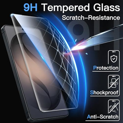 JETech Screen Protector for Samsung Galaxy S26 Plus, 3-Pack | 9H Tempered Glass, HD Clear, Anti-Scratch Protection, Easy Installation Tool - size: Galaxy S26 Plus