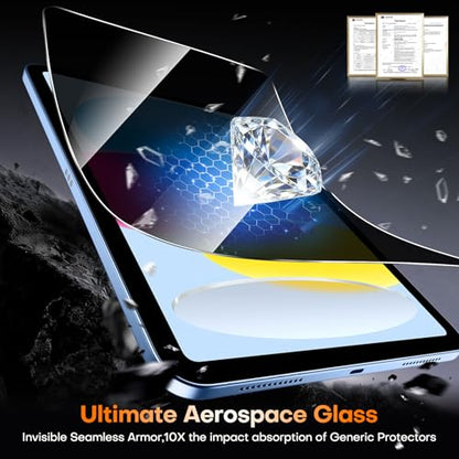 OMOTON 360° Privacy Screen Protector for iPad (A16) 11th/10th Gen 11/10.9" - size: iPad 11''/10.9'' Gen 11/10