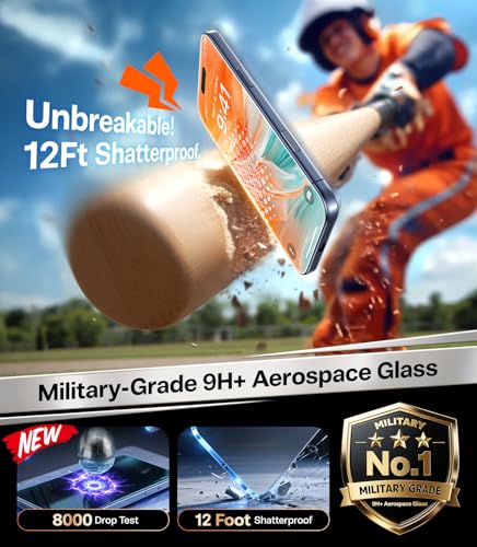 TORRAS Military-Grade for iPhone 16 Pro Screen Protector Privacy, [9H+] Full Coverage Tempered Glass, [TOP 25° Anti-Spy], Easy Install, Bubble-Free, Case-Friendly, 6.3'', 2-Pack