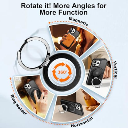 360°Magnetic Swivel Ring for iPhone 11 Pro Max case-Black - color: Black, size: iPhone 11 Pro Max