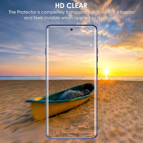 Screen Protector for Motorola Edge 2025, 3 Pack, Tempered Glass LOCA UV Set, Edge to Edge Protection, 9H Scratch Resistant, Touch Sensitive, Fingerprint-ID Support