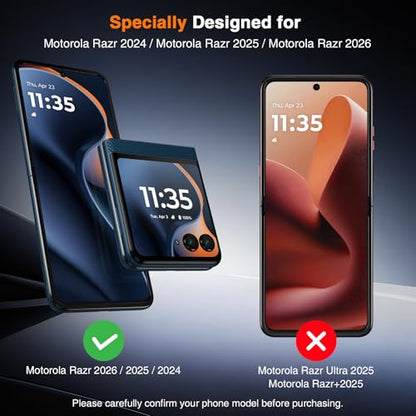 LK for Motorola Razr 2026 Screen Protector, for Motorola Razr 2025/2024 - size: Moto razr 2026/2025/2024