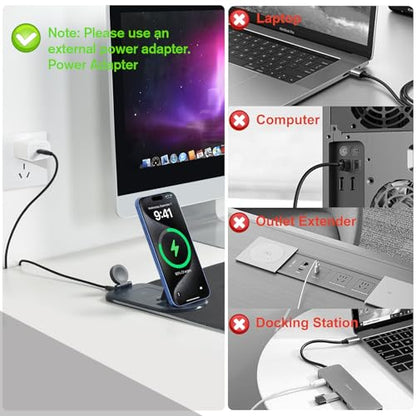 ELUTENG 4-in-1 RGB Gaming Mouse Pad with Wireless Charging & Phone Holder - size: 13L x 5.1W inches