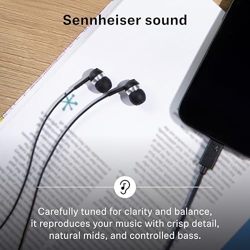 Sennheiser CX 80U in-Ear Headphones, USB C Connection, Sakura - color: sakura