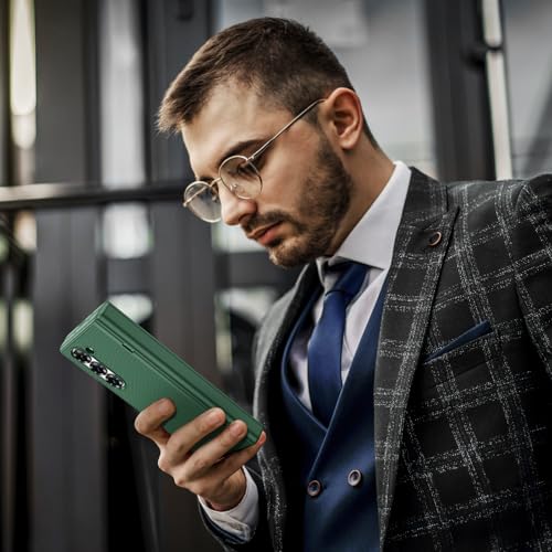 VEGO for Samsung Galaxy Z Fold 6 Case with Privacy Screen Protector Green - color: Green