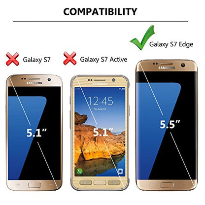 Jeylly Galaxy S7 Edge Case, One-Piece Ultra Slim 3 Color Impact Anti-Slip Rugged Soft TPU Bumper Shockproof Protective Case Cover Shell for Samsung Galaxy S7 Edge S VII Edge G935 - Black | One-Piece Slim 3 Color Impact Anti-Slip Rugged Soft TPU Bumper Sho