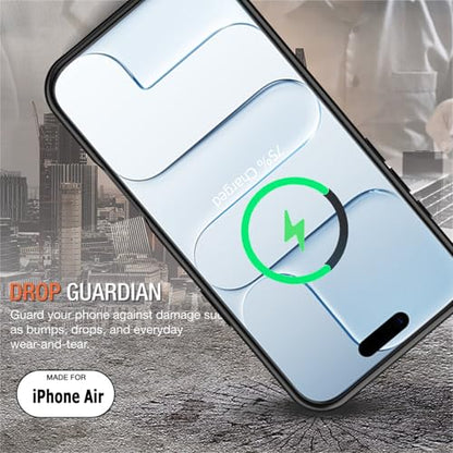 Battery Case for iPhone Air,Upgraded 12000mAh Rechargeable Portable Charging Case with Wireless Charging Compatible for iPhone 17 Air (6.5 inch) with Carplay Extended Battery Pack Charger Case (Black) - size: iPhone Air-12000mAh Black