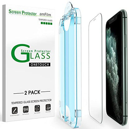 amFiIm OneTouch for iPhone 11 Pro Max Screen Protector 6.5" Tempered Glass - size: IPH11P-6.5"