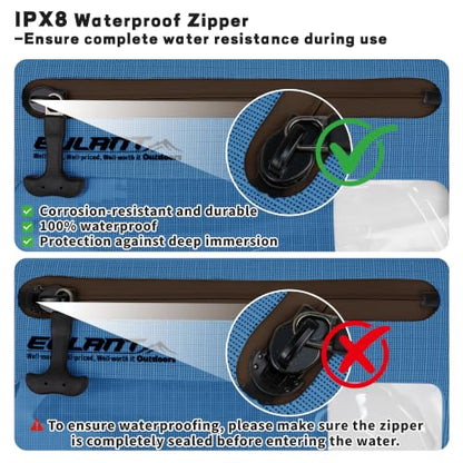 IPX8 Waterproof Phone Pouch,Reusable Fanny Pack Dry Bag | Fanny Pack Dry Bag with Screen Touch Sensitive for Beach Swimming,Boating,Kayaking,Rafting - color: Blue, size: 1 PC