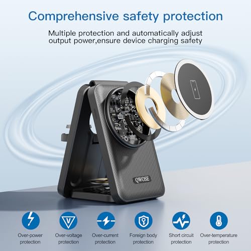 2026 Traveling Wireless Fast Charging Station Magnetic 3 in 1 Charger