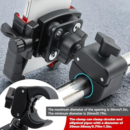 3rd Gen Shockproof Bike Phone Holder with Secure Lock for 4.7-7'' Phones
