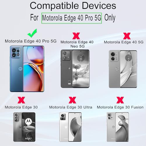 Ibywind Screen Protector for Motorola Edge 40 pro 5G(6.67") 2 Pack+1 Pack Camera Len Protector+1 Back Film,Flexible TPU Film,HD Clear,Case Friendly,Bubble Free,Easy Install,Fingerprint Compatible - size: Motorola Edge 40 pro