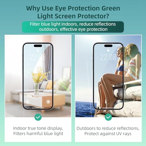 3 Pack Anti-Blue Light Screen Protector for iPhone Air - size: iPhone Air