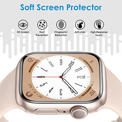 UniqueMe 6 Pack for Apple Watch 40mm SE 3/SE 2/SE Screen Protector - size: 40mm