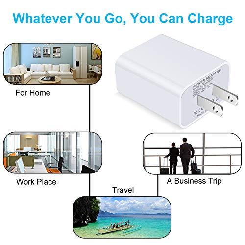 USB C Charger Brick, 20W PD Power Adapter Fast USB C Box Block Brick Plug - color: 2White