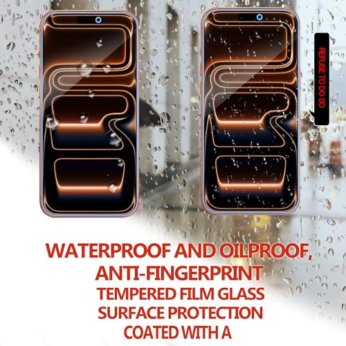 Anti Blue Light Screen Protector For iPhone 17 Pro Tempered Glass Film 2-Pack with Easy Alignment Tool