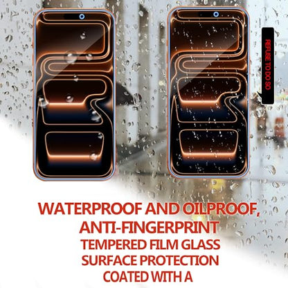 Anti Blue Light Screen Protector For iPhone 17 Pro Tempered Glass Film 2-Pack with Easy Alignment Tool