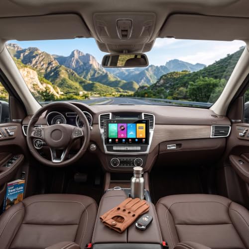 Tbest Navigation Screen Protector Anti Glare Anti Fingerprint Central Control Tempered Film for Car (9 Inch) - size: 9 Inch