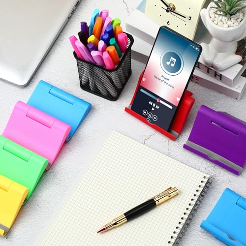 Wenqik 36 Pcs Cell Phone Stands Foldable Tablet, Multicolor - color: Multicolor
