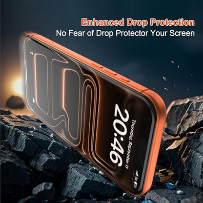 OneFish for iPhone 16 Pro Privacy Screen Protector - 4 Way 360 Anti Spy | Bubble Free , 9H Tempered Glass , Easy Installation with Auto Dust-Elimination , Scratch Resistant for 16 Pro , 2 Pack - size: iPhone 16 Pro