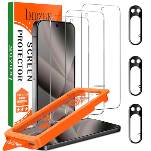 IMBZBK 3 Pack Screen Protector for Google Pixel 10 Pro, Tempered Glass - color: 10 Pro-Transparent