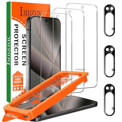 IMBZBK 3 Pack Screen Protector for Google Pixel 10 Pro, Tempered Glass - color: 10 Pro-Transparent