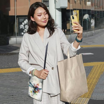 Small Crossbody Bags with Adjustable Shoulder Strap - color: Dragonfly Color