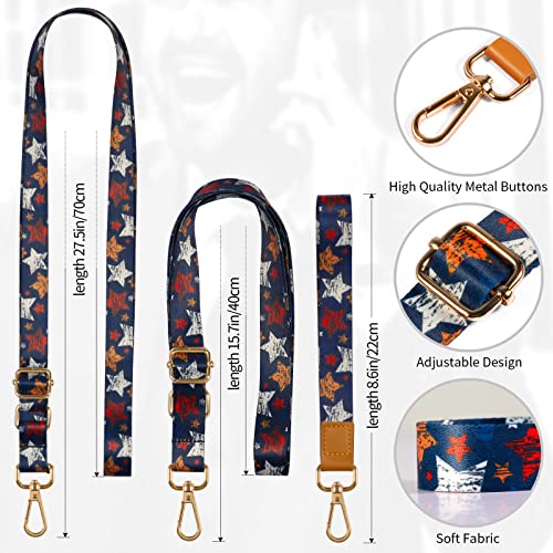Phone Lanyards, Wrist Lanyards, Adjustable Neck Strap Stars - color: Bllue red