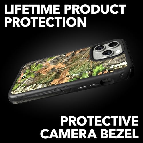 Mossy Oak | Obsession | Dual-Layer Case in Onyx Black Designed for iPhone 13 Pro Shock & Drop Proof - Durable | As Seen on Shark Tank - color: Obsession | Onyx Black, size: Apple iPhone 13 Pro