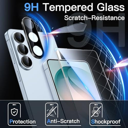 JETech Screen Protector for Samsung Galaxy S26, 2+2 Pack - size: Galaxy S26