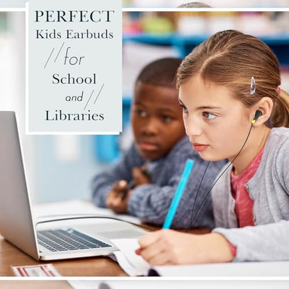 Kanayu 100 Pack Wired Earbuds Bulk for Classroom, No Mic 3.5mm, Colorful - color: Colorful
