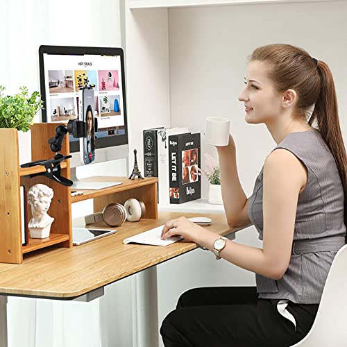 Mippko Clamp Phone Stand Holder for Guitar Head/Desk/Table/Glass/Baffle/Easel,Guitar Head Phone Mount,360°Adjustable Aluminium Alloy Arm Compatible with iPhone/Nexus/HTC/LG/Huawei/Smart Phones - style: Phone Holder