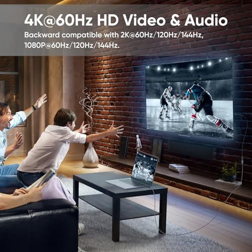 USB C Extension Cable 6.6ft, 4K@60Hz Video/10Gbps Data Transfer/100W Charge - size: 6.6 Feet