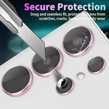 Camera Lens Protector for Samsung Galaxy S25 Ultra, Pink - color: Pink