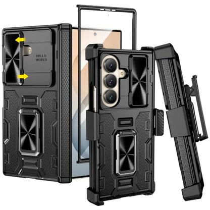VEGO for Galaxy Z Fold 8 Ultra Case with Belt Clip Holster A-Black - color: A-Black, size: Galaxy Z Fold 8 Ultra
