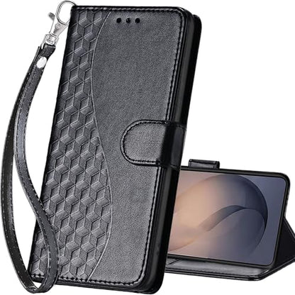 for Samsung Galaxy S26 5G Wallet case, Black | 3 Card Holders, Kickstand, Shockproof TPU Shell, PU Leather, Magnetic Closure, Protective Flip Folio Cover, Women - color: 3